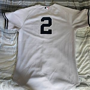 2009 Derek Jeter inaugural season away jersey